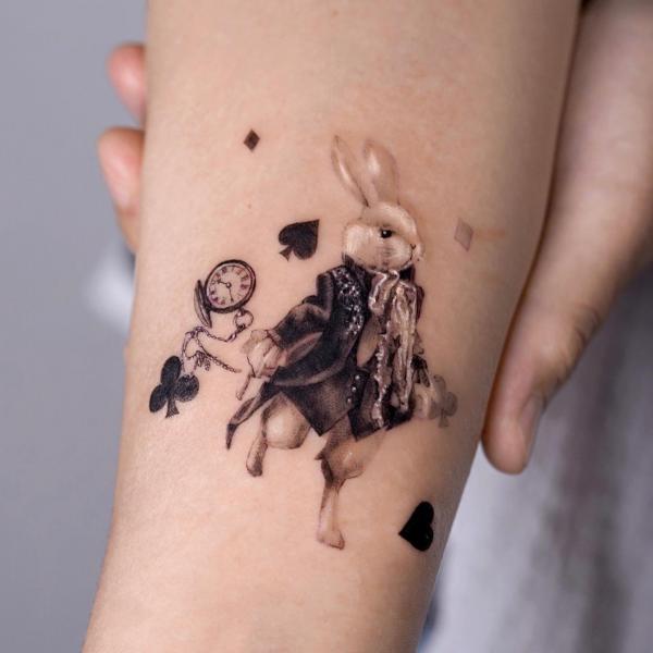The White Rabbit Tattoo: Symbolism, Design, and Inspiration