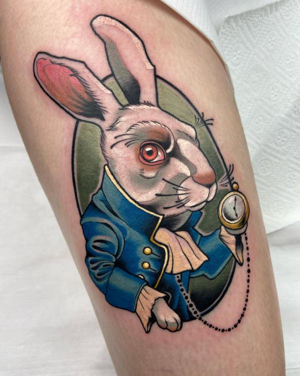 The White Rabbit Tattoo: Symbolism, Design, and Inspiration