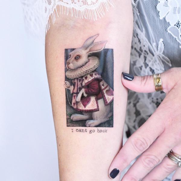 The White Rabbit Tattoo: Symbolism, Design, and Inspiration