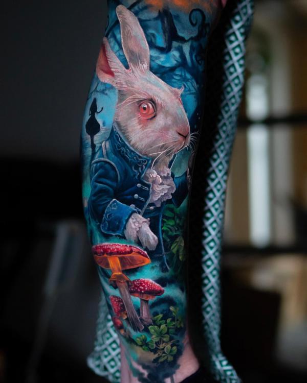 The White Rabbit Tattoo: Symbolism, Design, and Inspiration
