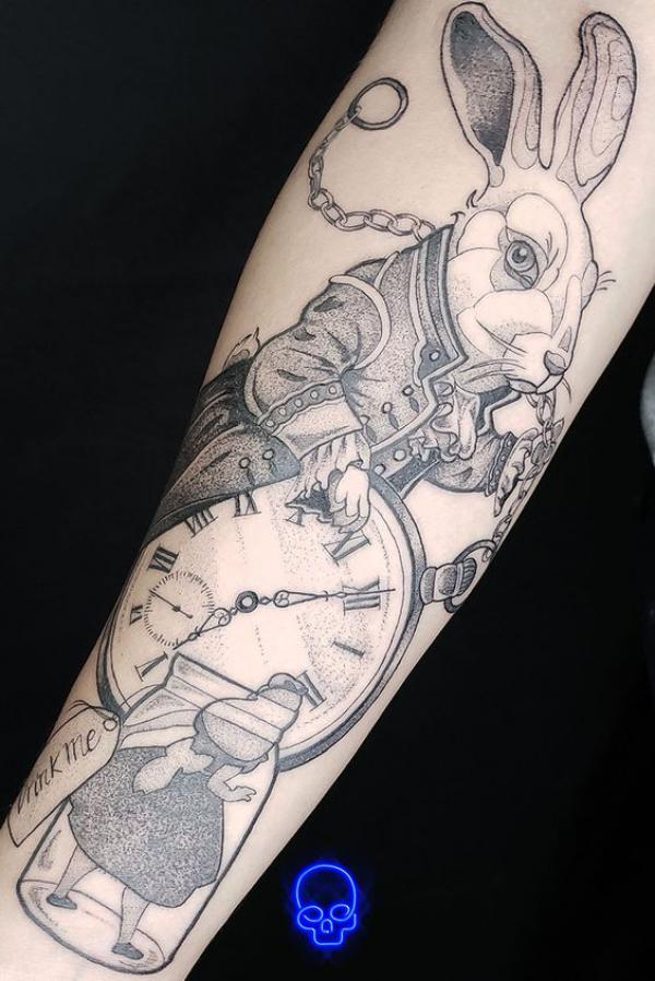 The White Rabbit Tattoo: Symbolism, Design, and Inspiration