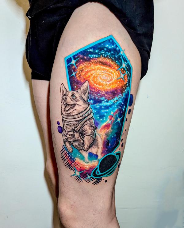 70 Galaxy Tattoo Designs with Meaning