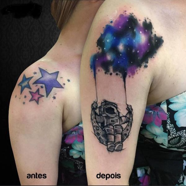 70 Galaxy Tattoo Designs with Meaning