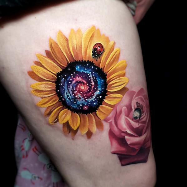 70 Galaxy Tattoo Designs with Meaning