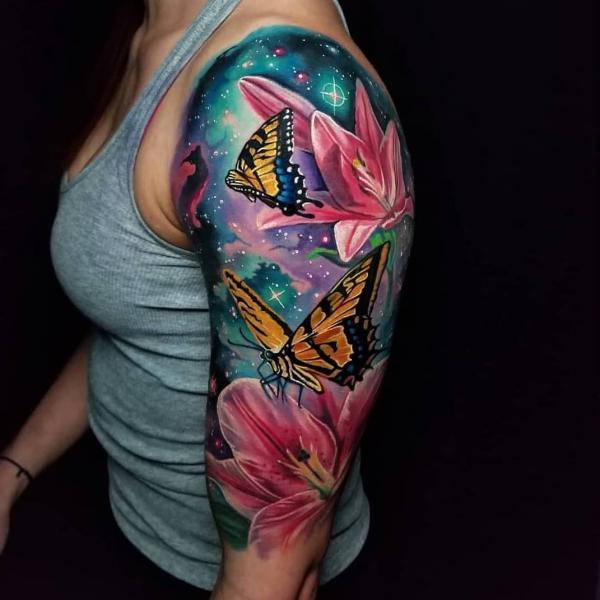 70 Galaxy Tattoo Designs with Meaning