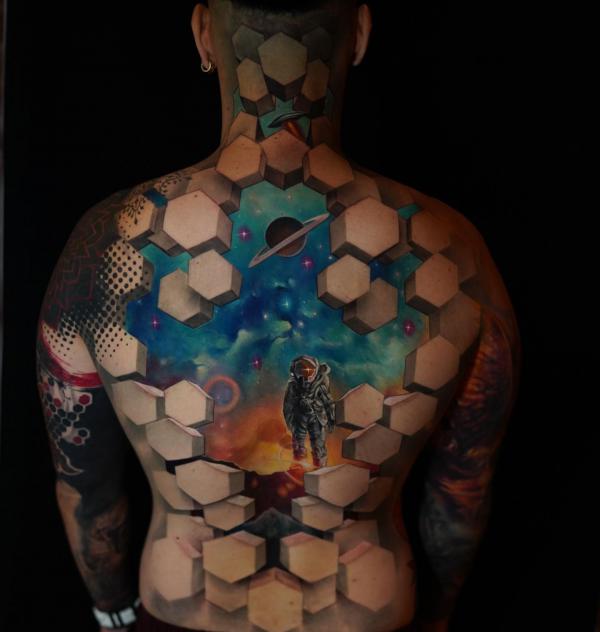 70 Galaxy Tattoo Designs with Meaning