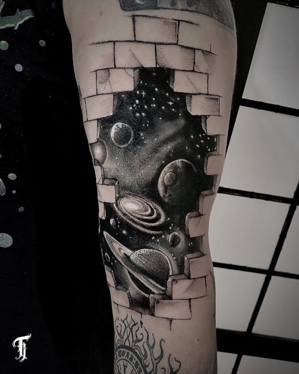 70 Galaxy Tattoo Designs with Meaning