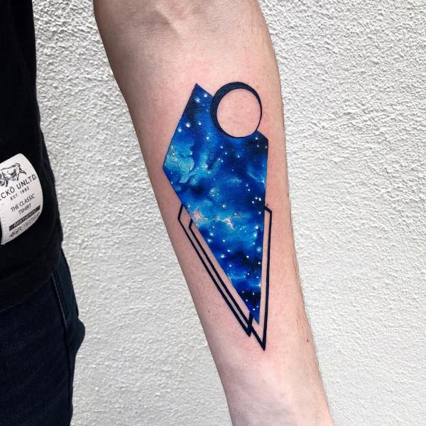 70 Galaxy Tattoo Designs with Meaning