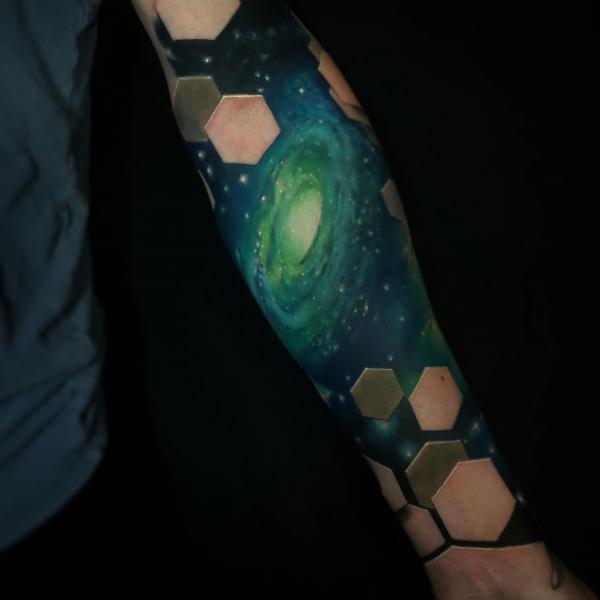 70 Galaxy Tattoo Designs with Meaning