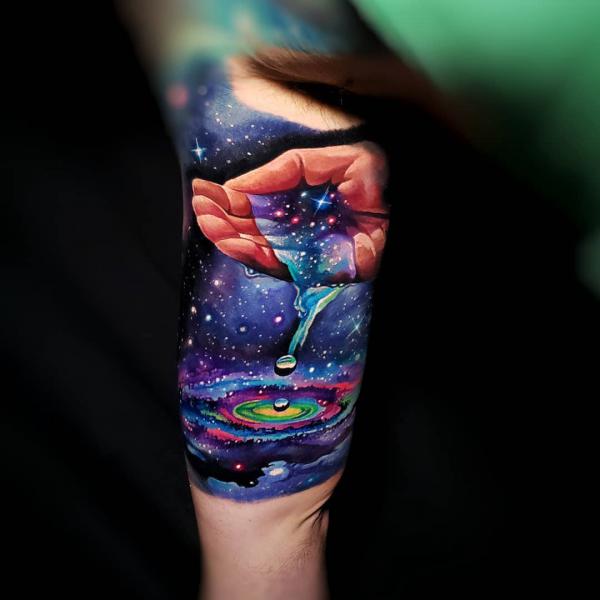 70 Galaxy Tattoo Designs with Meaning