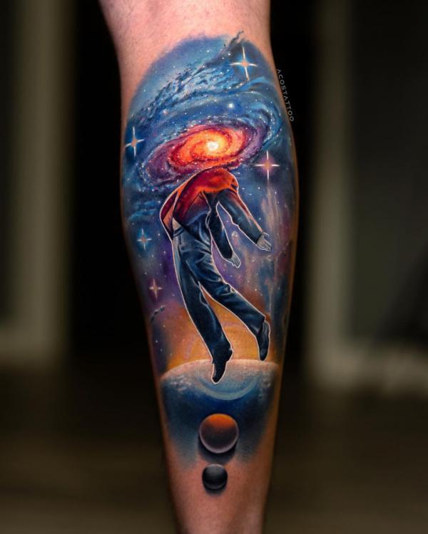 70 Galaxy Tattoo Designs with Meaning