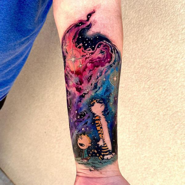 70 Galaxy Tattoo Designs with Meaning