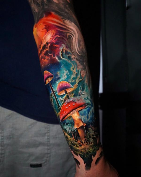 70 Galaxy Tattoo Designs with Meaning