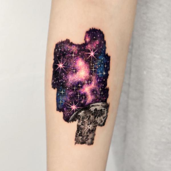 70 Galaxy Tattoo Designs with Meaning