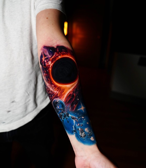 70 Galaxy Tattoo Designs with Meaning