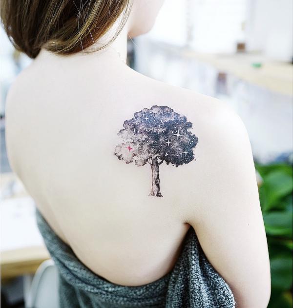 70 Galaxy Tattoo Designs with Meaning