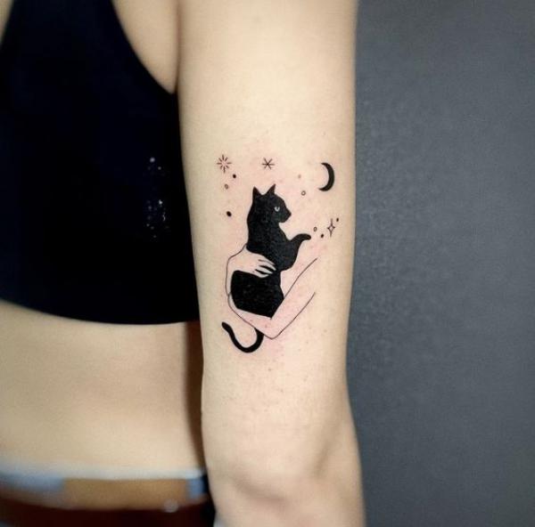 50 Inspiring Black Cat Tattoo Designs and Their Meanings