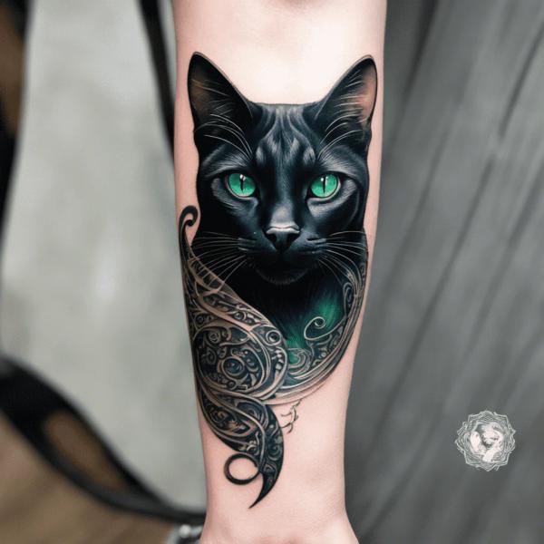 50 Inspiring Black Cat Tattoo Designs and Their Meanings