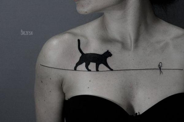 50 Inspiring Black Cat Tattoo Designs and Their Meanings