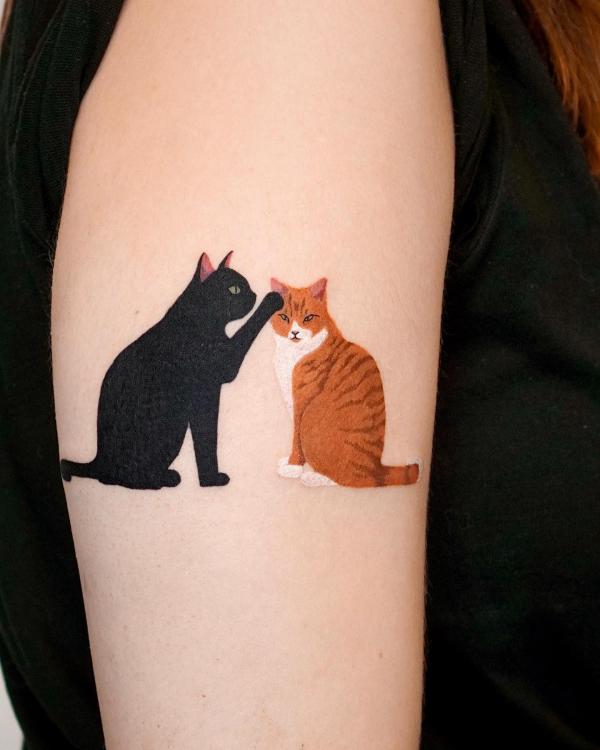 50 Inspiring Black Cat Tattoo Designs and Their Meanings