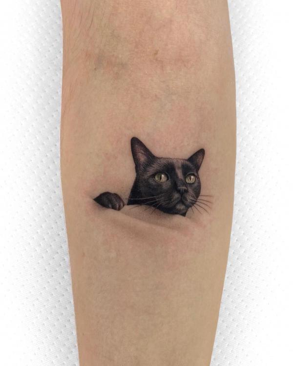 50 Inspiring Black Cat Tattoo Designs and Their Meanings