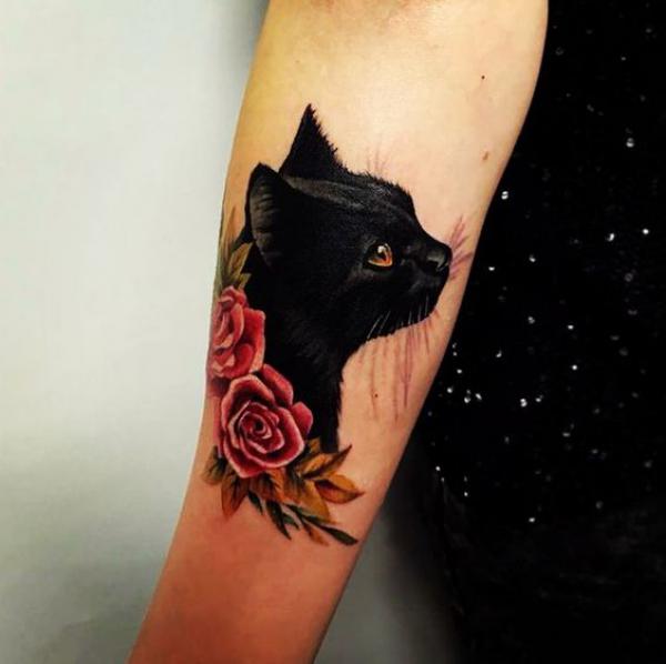 50 Inspiring Black Cat Tattoo Designs and Their Meanings