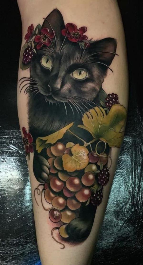 50 Inspiring Black Cat Tattoo Designs and Their Meanings
