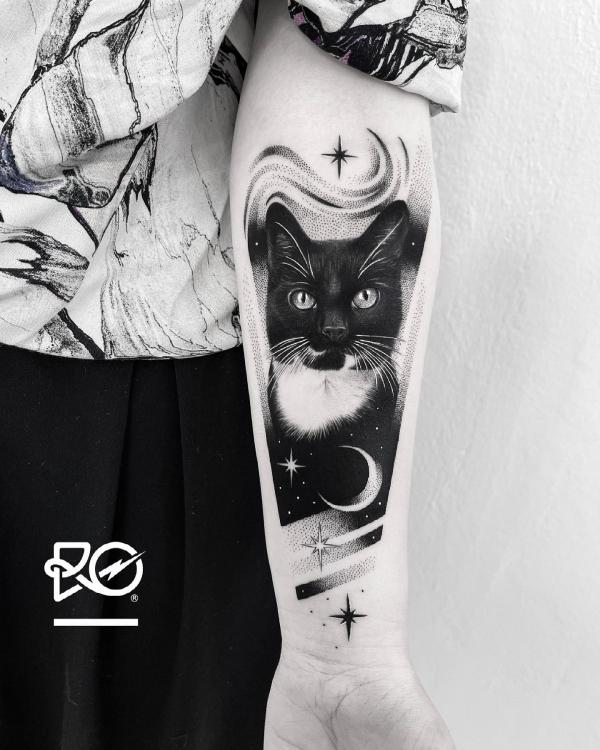 50 Inspiring Black Cat Tattoo Designs and Their Meanings
