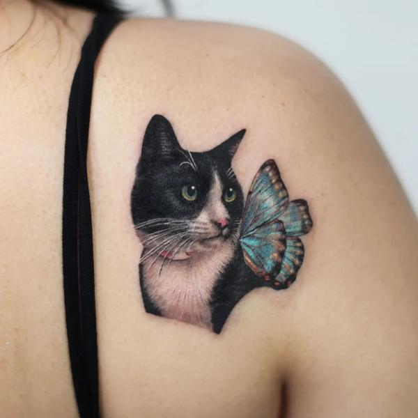 50 Inspiring Black Cat Tattoo Designs and Their Meanings