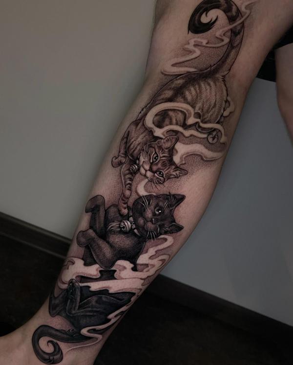 50 Inspiring Black Cat Tattoo Designs and Their Meanings