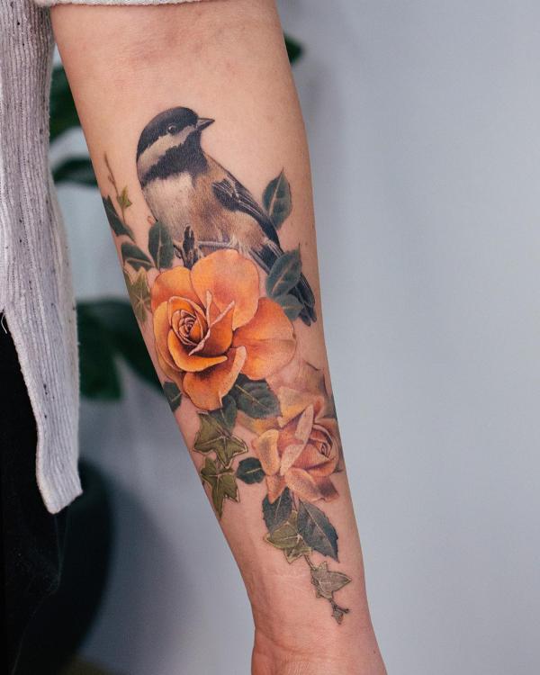 Yellow Rose Tattoo: A Burst of Sunshine on Your Skin