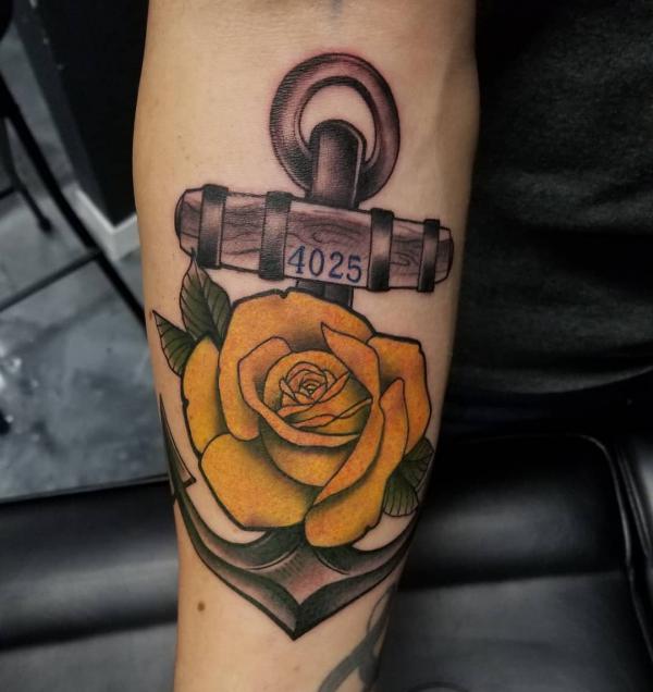 Yellow Rose Tattoo: A Burst of Sunshine on Your Skin