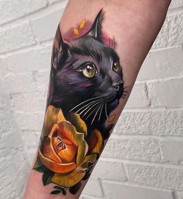 Yellow Rose Tattoo: A Burst of Sunshine on Your Skin