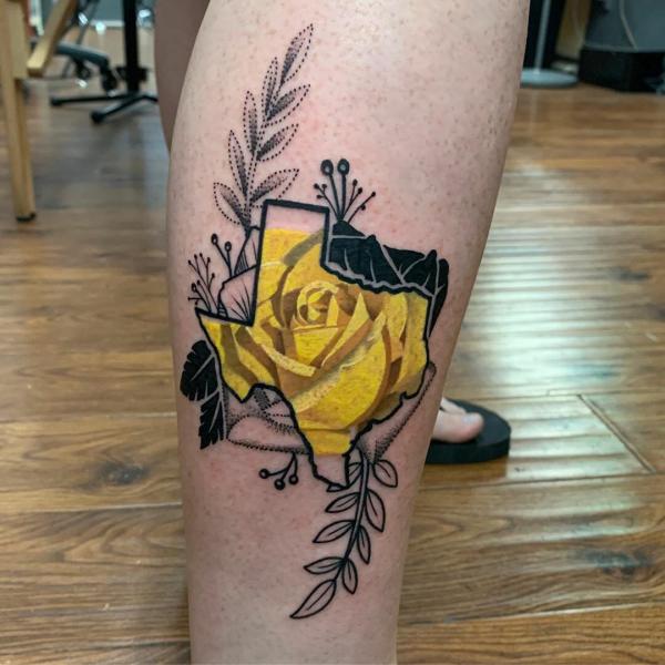 Yellow Rose Tattoo: A Burst of Sunshine on Your Skin