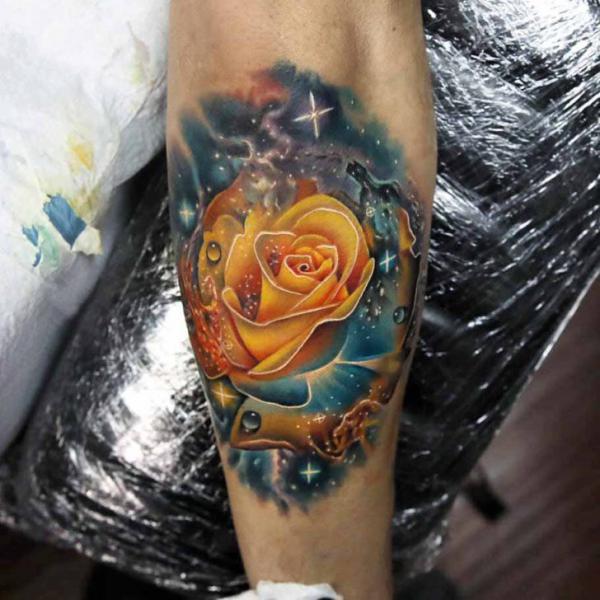 Yellow Rose Tattoo: A Burst of Sunshine on Your Skin