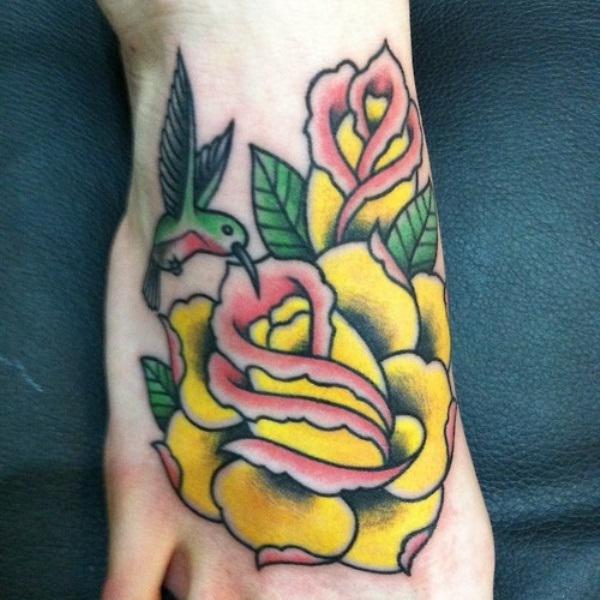 Yellow Rose Tattoo: A Burst of Sunshine on Your Skin