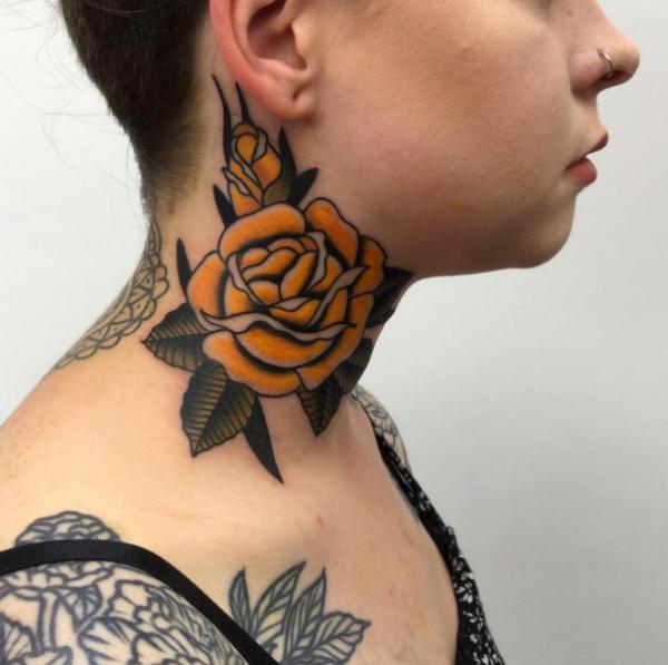 Yellow Rose Tattoo: A Burst of Sunshine on Your Skin