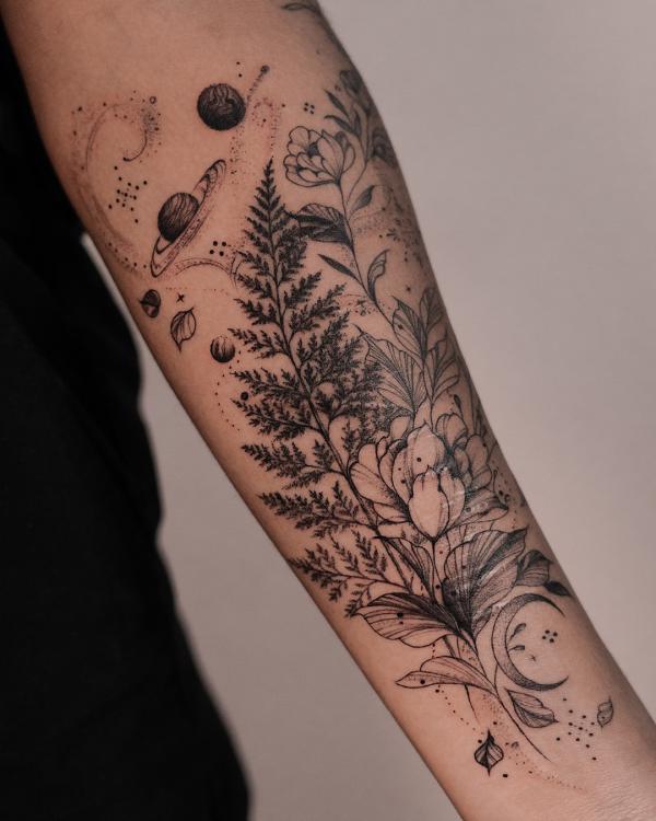 50 Fern Tattoo Designs with Meaning