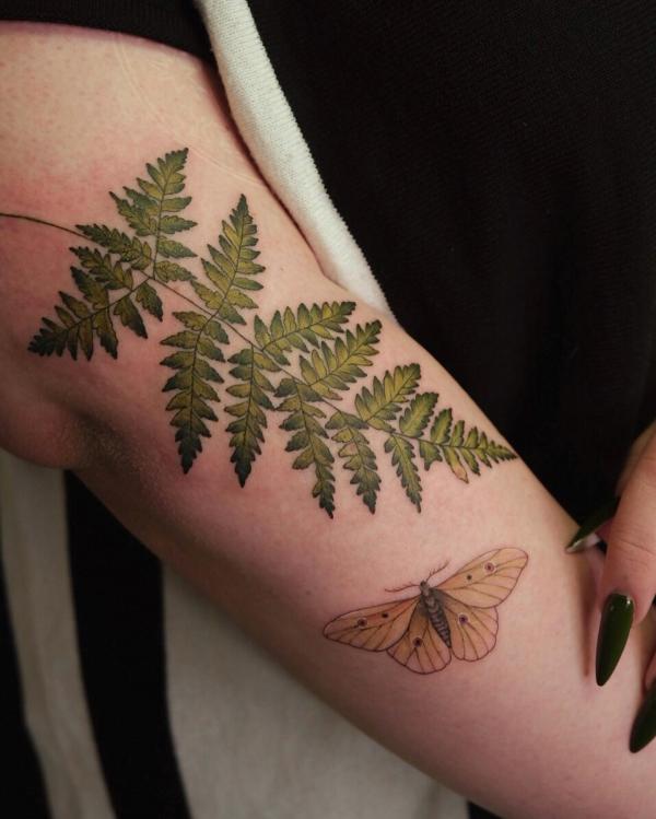 50 Fern Tattoo Designs with Meaning
