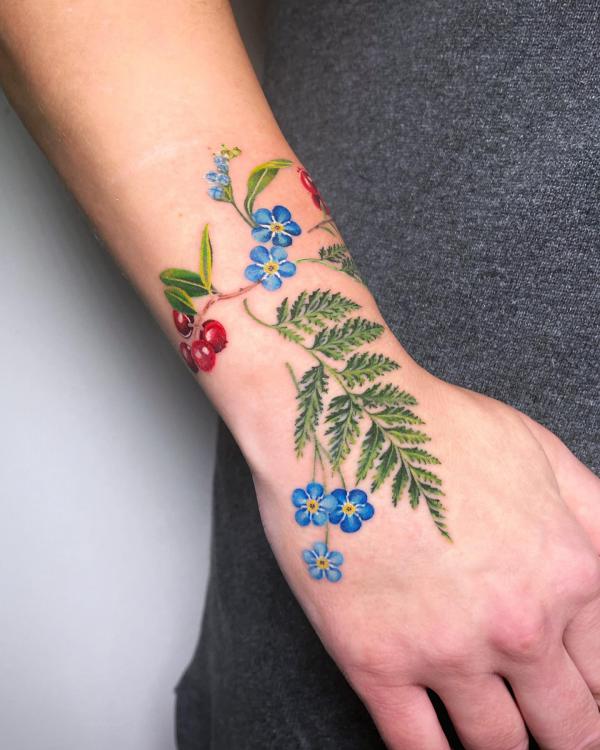 50 Fern Tattoo Designs with Meaning