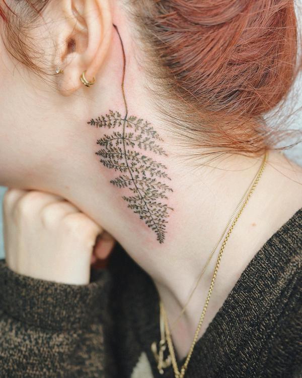50 Fern Tattoo Designs with Meaning