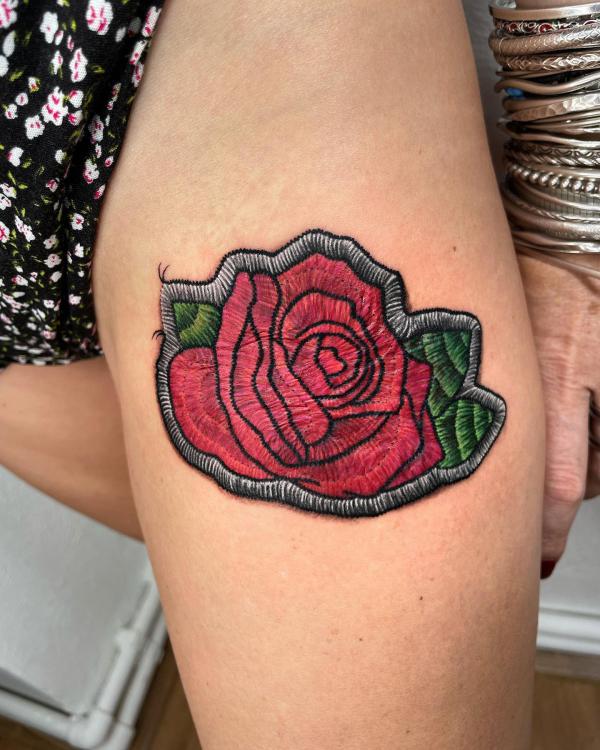 Embroidering Identity: The Allure of Patch Tattoos