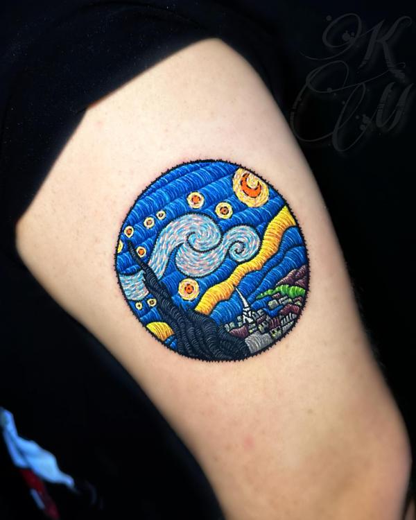 Embroidering Identity: The Allure of Patch Tattoos