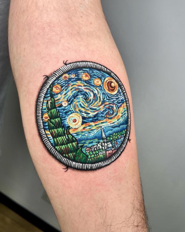 Embroidering Identity: The Allure of Patch Tattoos