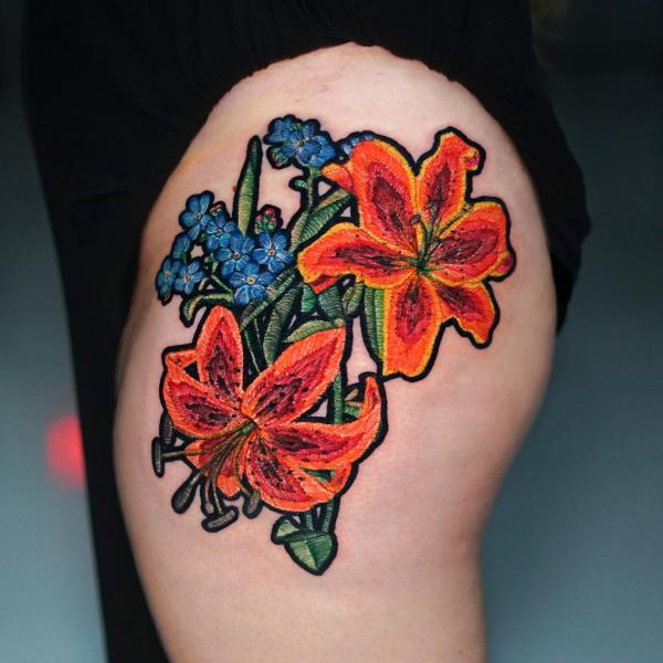 Embroidering Identity: The Allure of Patch Tattoos