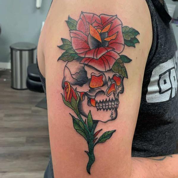 Rose with Stem Tattoo: the Beauty and Symbolism