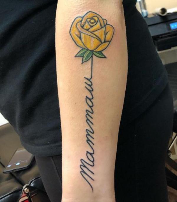 Rose with Stem Tattoo: the Beauty and Symbolism