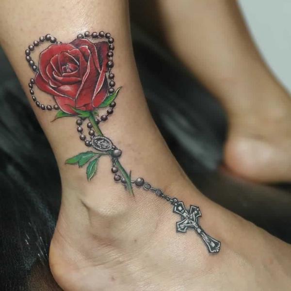 Rose with Stem Tattoo: the Beauty and Symbolism