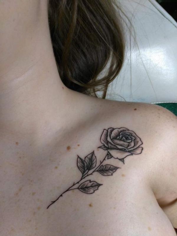 Rose with Stem Tattoo: the Beauty and Symbolism
