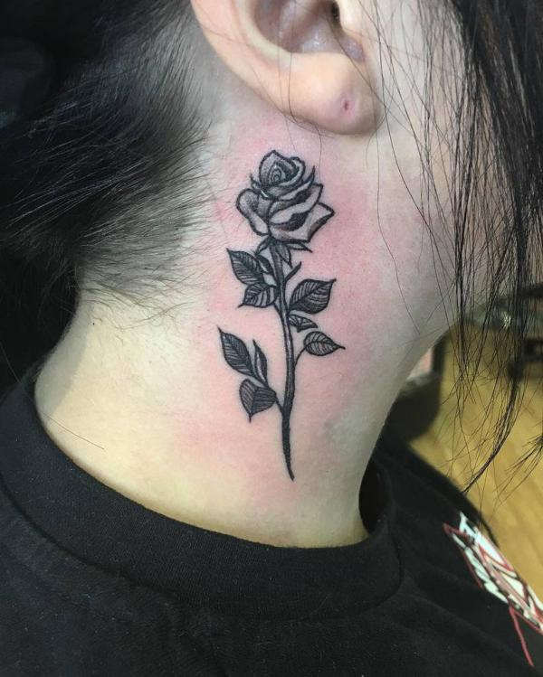 Rose with Stem Tattoo: the Beauty and Symbolism